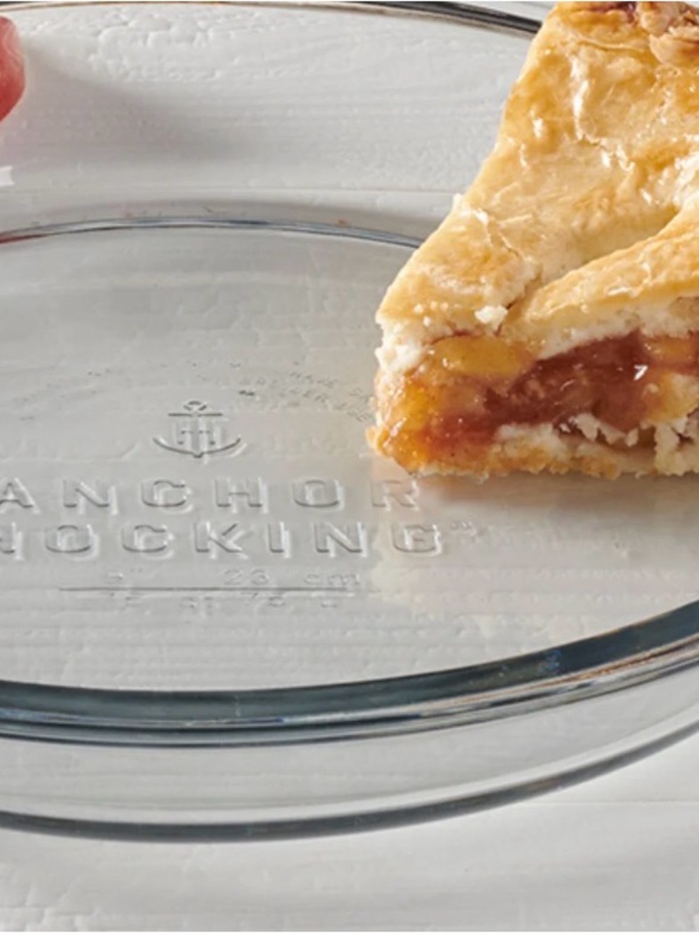 Anchor Hocking 9” Glass Pie Dish Set of 3 NEW Tempered Bakeware Made in USA